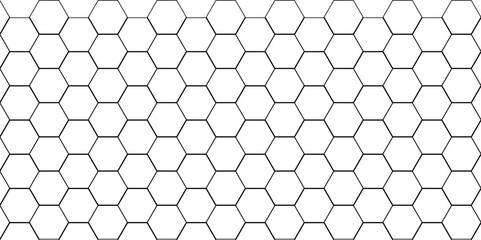 Naklejka premium Abstract White Hexagonal Background. Luxury White black line Pattern background. Surface polygon pattern with glowing hexagon paper texture and futuristic business.