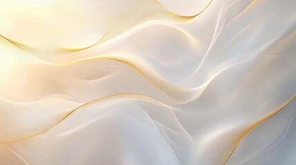 Obraz premium A contemporary background with soft flowing lines and subtle gold accents, perfect for luxury product packaging