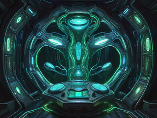 Teal Bio-mechanical Interface