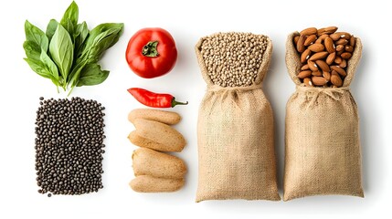 Healthy living organic grocery style