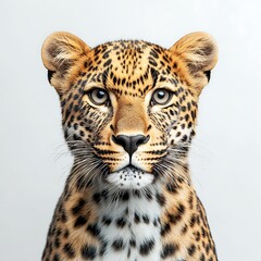 Majestic Leopard Portrait 