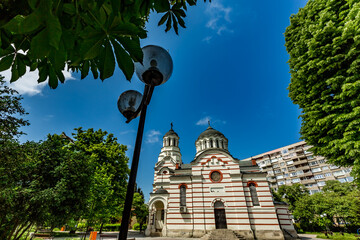 Saint Petka church in the park, Varna, Bulgaria
Orthodox Christian temple, Europe, EU, travel and religion