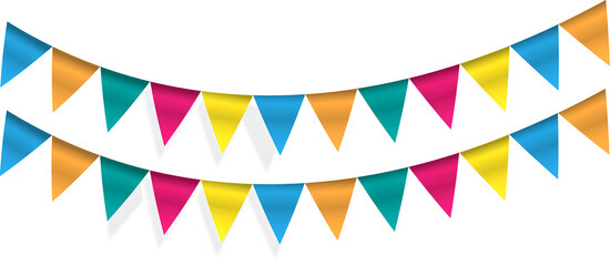 Obraz premium set of colorful ribbons