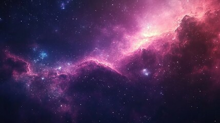 Obraz premium Galaxy background with cosmic swirls and dreamy colors, perfect for adding a magical and mystical atmosphere to creative design projects