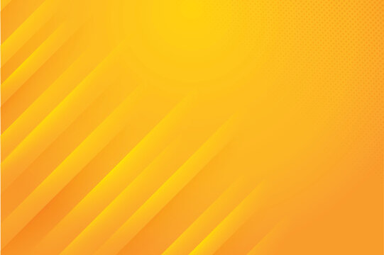 Abstract yellow orange background with diagonal lines. Red yellow texture with smooth gradient and stripes. Modern template for banner, presentation, flyer, poster, brochure, magazine. Vector backdrop
