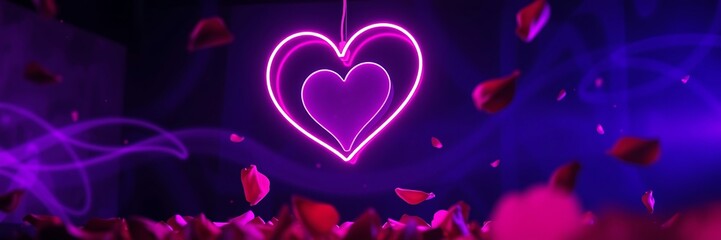 Happy valentine day banner 