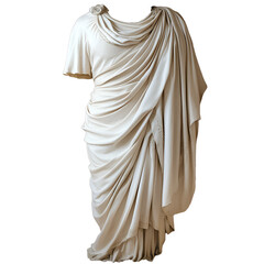 Ancient Roman Toga Statue Draped Fabric, Sculpture, Classical Art