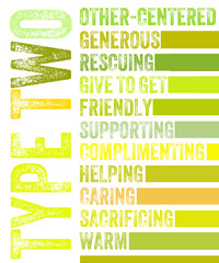 Enneagram Type 2 type description graphic