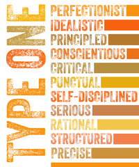 Type 1 Enneagram illustration description