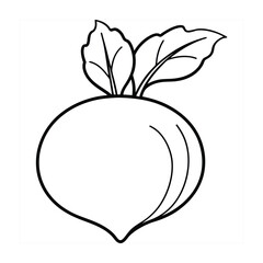 Vegetable coloring pages