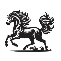 Horse Svg, Equestrian Svg, Horse Head Cut File for Cricut, Silhouette, CNC Files Horses Clipart - Etsy