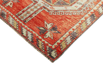 Textures and patterns in color from woven carpets