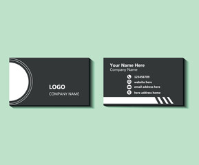 Obraz premium Modern Business card, Creative and Clean Business Card Template