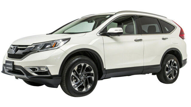 Honda CRV  car isolated.