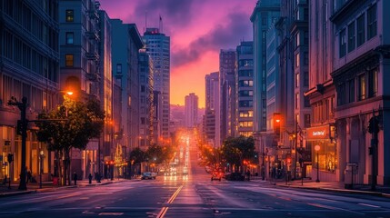 Fototapeta premium city at night