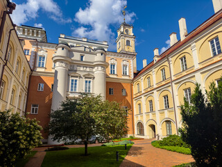 Courtyard of Vilnius University.