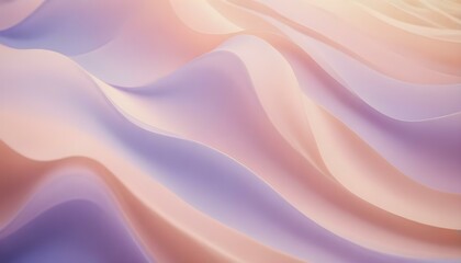 Obraz premium Fondo abstracto de color pastel con ondas suaves y fluidas de tonos rosados, morados y azules