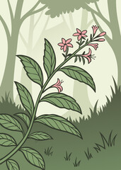 Fototapeta premium seamless floral background