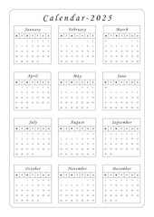Calendar-2025