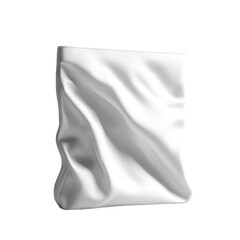plastic package bag PNG cutout isolated on white and transparent background. plastic package bag png, plastic bag transparent background, plastic pouch cutout, isolated plastic bag, package bag png,