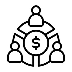 Profit Sharing Icon