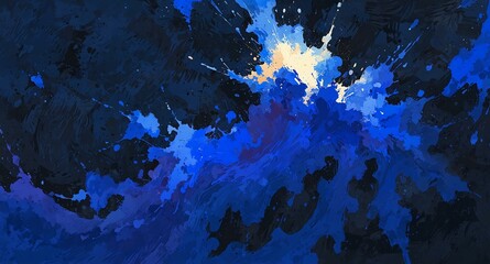 blue granular texture abstract micro-fiber particles flat background