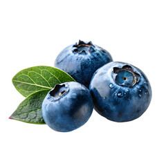 Obraz premium Blueberrie on transparent background