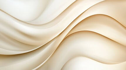 Obraz premium Abstract Beige Waves Smooth Curving Design