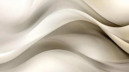 Obraz premium Abstract Beige Waves Flowing Smoothly Together