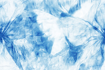 Elegant butterfly Shibori design, showcasing a minimalist and symmetrical tie-dye pattern, textile, fabric designs, and nature-inspired art with a touch of traditional craftsmanship