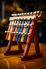 Artistic View of EF Xylophone Awaiting the Maestro's Touch: The Spirit of Percussive Melodies