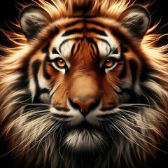 Fototapeta premium surrealist tiger 2