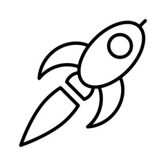 Rocket icon design template