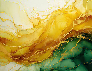 봄 색감의 물감 터치 배경