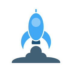 Rocket icon design template