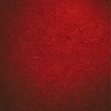 Chinese New Year background red pattern