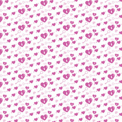 pink background with hearts