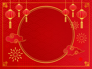 2026年 春節 new year 新年 バナー 背景	