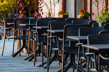 tables and chairs