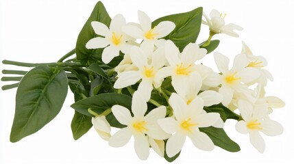 Fototapeta premium Artificial Cream Flowers Bouquet, Faux Floral Arrangement, Realistic Fake Flower Bunch, Wedding Decor