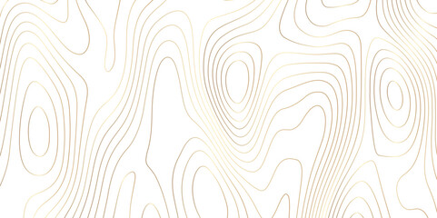 Fototapeta premium Abstract design seamless pattern with line topographic map. geographic mountain relief. retro topographic map. geographic contour map grid backdrop paper texture. terrain path isolated on background.