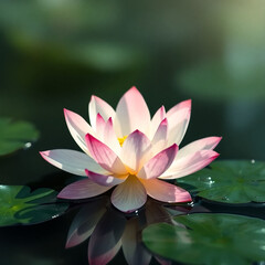 lotus flower in the water, lotus flower, water, nature, hd wallpaper.