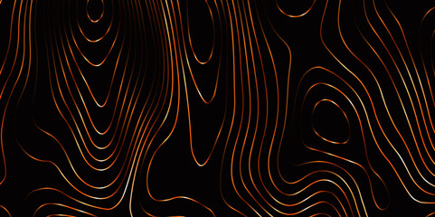 Fototapeta premium Abstract design seamless pattern with line topographic map. geographic mountain relief. retro topographic map. geographic contour map grid backdrop paper texture. terrain path isolated on background. 