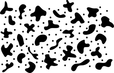 Black and white cow pattern , Black and white animal pattern