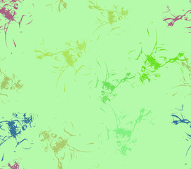 Black abstract seamless patterns