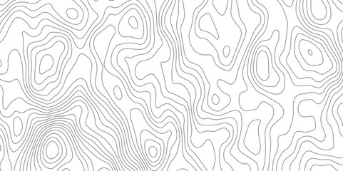 Abstract design seamless pattern with line topographic map. geographic mountain relief. retro topographic map. geographic contour map grid backdrop paper texture. terrain path isolated on background.	