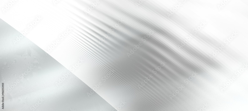 Aufkleber an abstract background with an organic shadow cast over a white textured wall