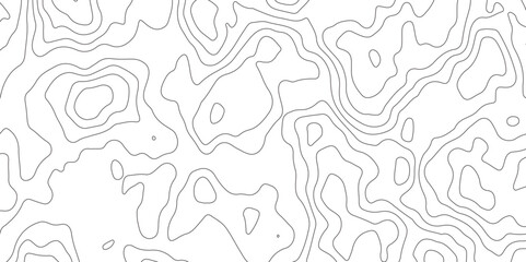Abstract design seamless pattern with line topographic map. geographic mountain relief. retro topographic map. geographic contour map grid backdrop paper texture. terrain path isolated on background.	