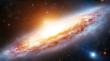 Obraz premium Journey Through the Beauty of a Closed Universe Filled With Cosmic Wonders and Mysteries