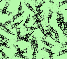 Abstract water color black seamless patterns